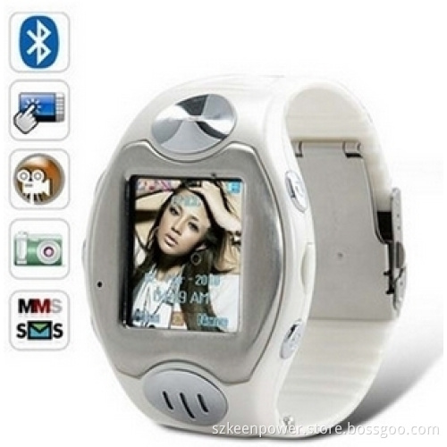 Waterproof Watch Mobile Phone W818 Watchphone Quad-Band Cell Phone Stainless Steel Camera MP4 FM